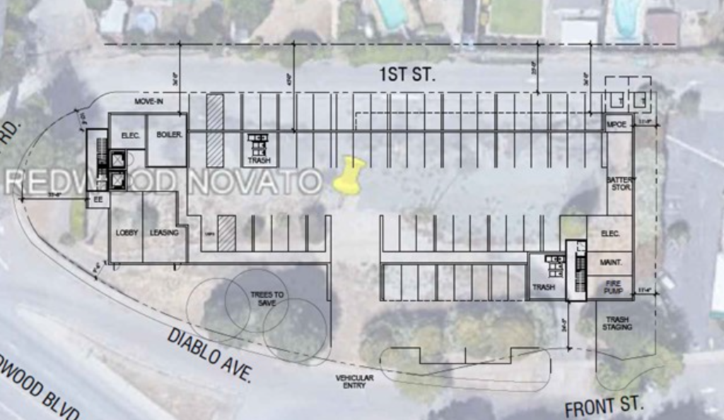 7299 Redwood Blvd Apartments project plans