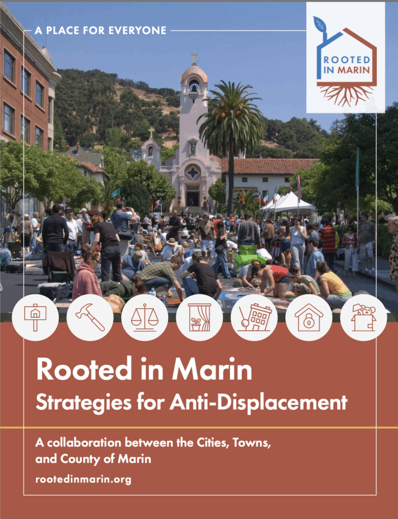 Image of the Rooted in Marin report cover.